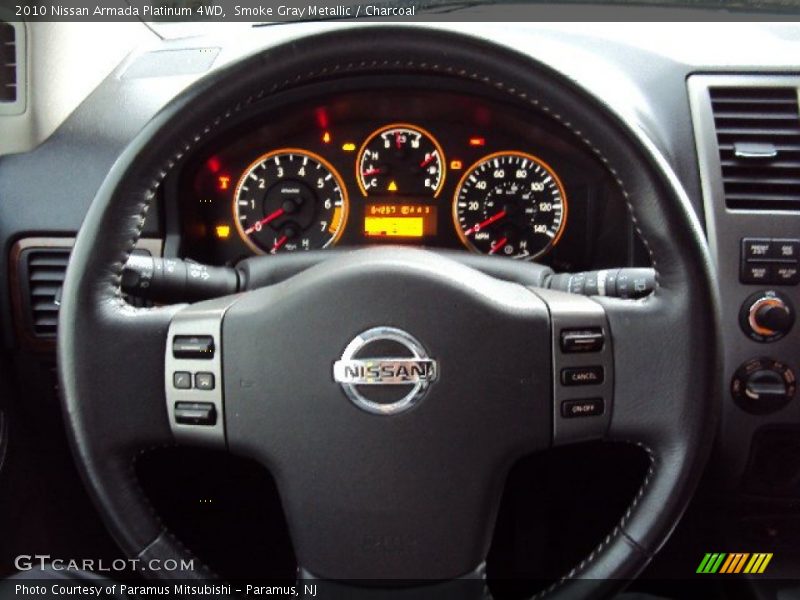 Smoke Gray Metallic / Charcoal 2010 Nissan Armada Platinum 4WD