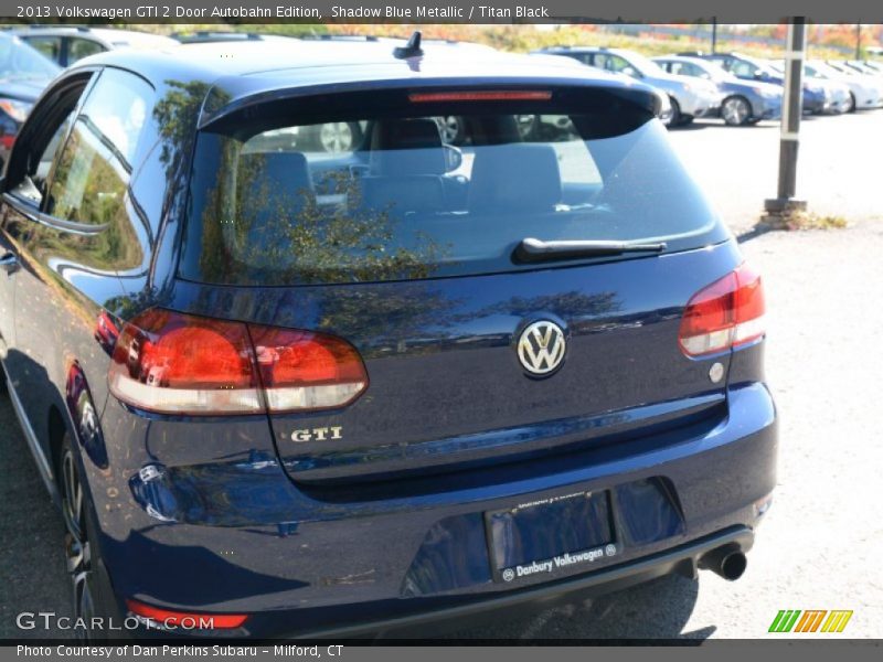 Shadow Blue Metallic / Titan Black 2013 Volkswagen GTI 2 Door Autobahn Edition
