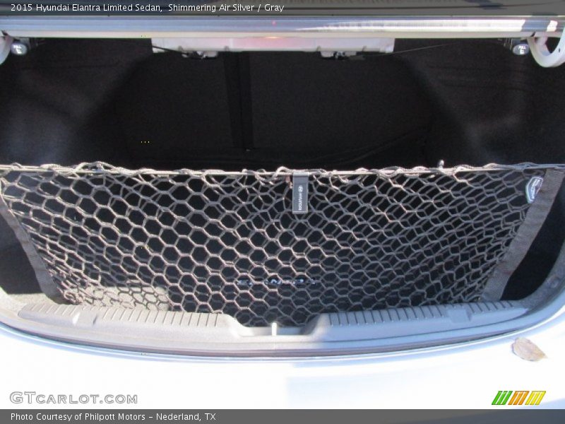 Shimmering Air Silver / Gray 2015 Hyundai Elantra Limited Sedan