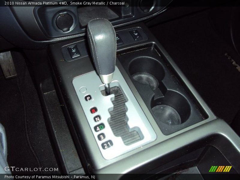 Smoke Gray Metallic / Charcoal 2010 Nissan Armada Platinum 4WD