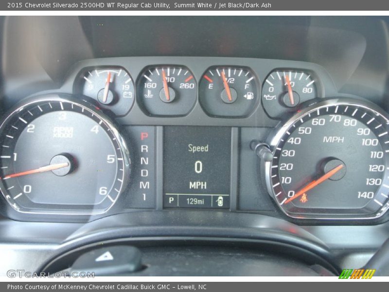  2015 Silverado 2500HD WT Regular Cab Utility WT Regular Cab Utility Gauges