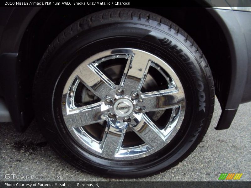 Smoke Gray Metallic / Charcoal 2010 Nissan Armada Platinum 4WD