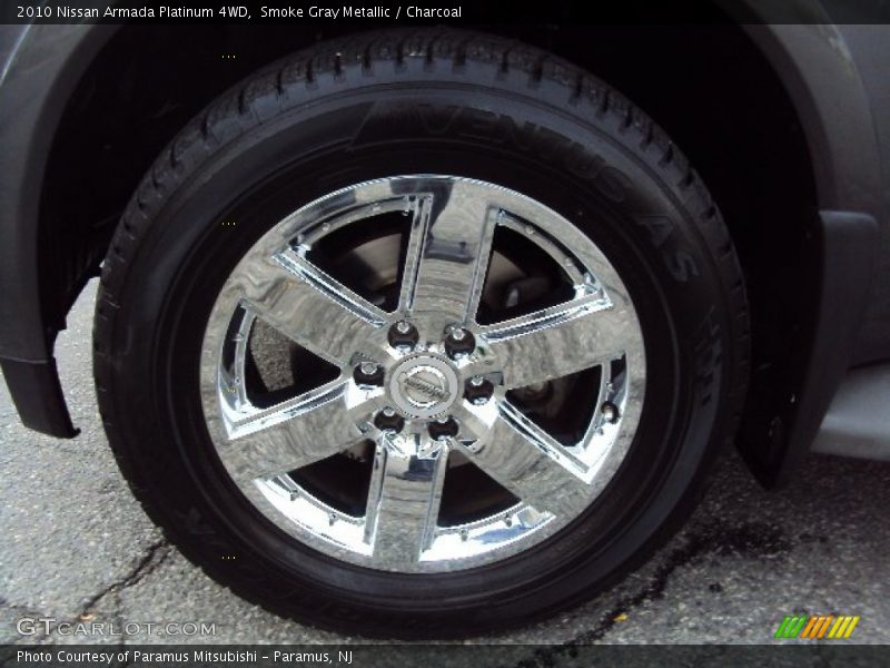 Smoke Gray Metallic / Charcoal 2010 Nissan Armada Platinum 4WD