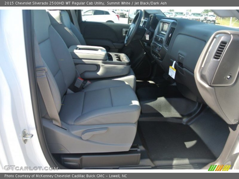  2015 Silverado 2500HD WT Regular Cab Utility Jet Black/Dark Ash Interior