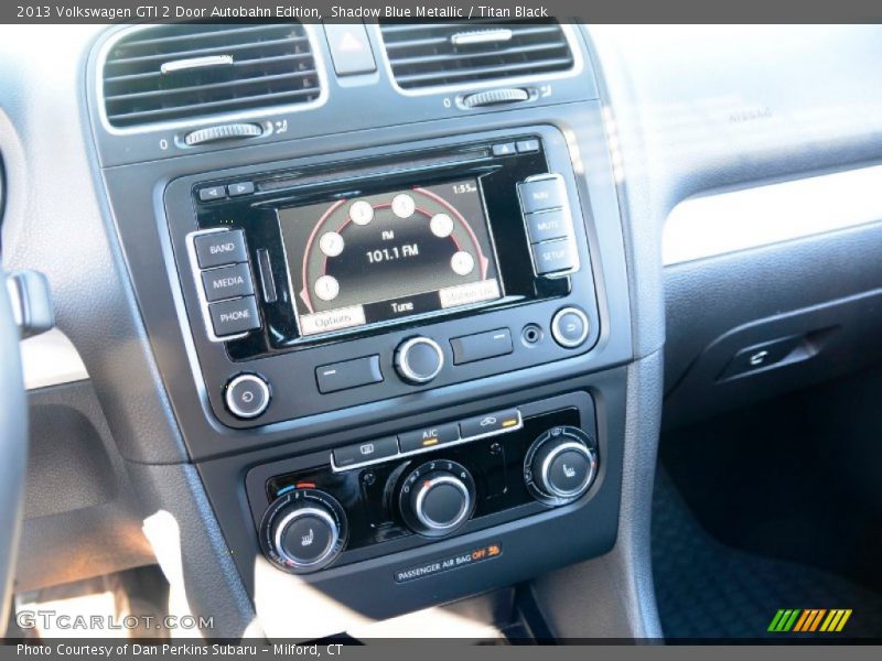 Shadow Blue Metallic / Titan Black 2013 Volkswagen GTI 2 Door Autobahn Edition