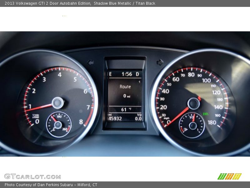 Shadow Blue Metallic / Titan Black 2013 Volkswagen GTI 2 Door Autobahn Edition