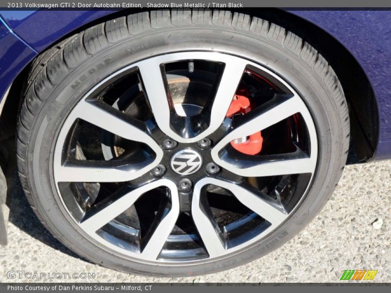 Shadow Blue Metallic / Titan Black 2013 Volkswagen GTI 2 Door Autobahn Edition