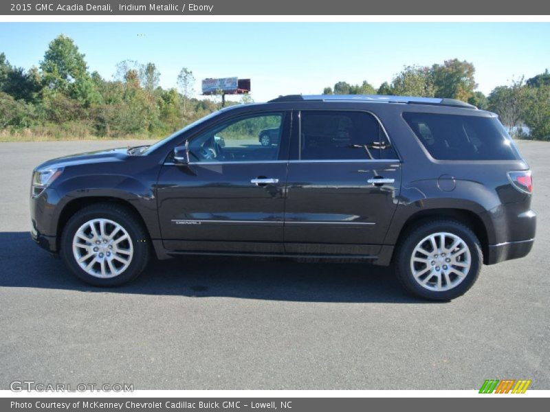 Iridium Metallic / Ebony 2015 GMC Acadia Denali