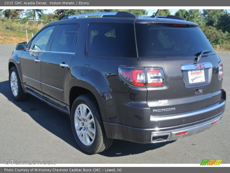 Iridium Metallic / Ebony 2015 GMC Acadia Denali