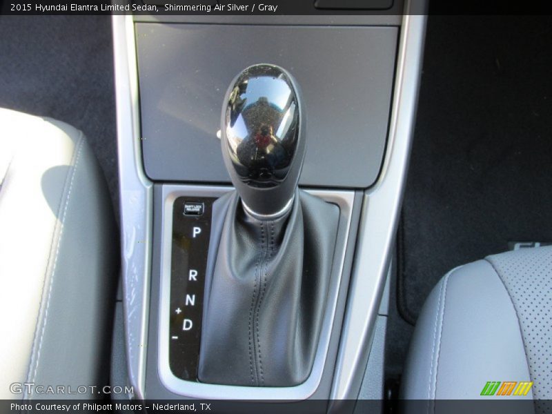 Shimmering Air Silver / Gray 2015 Hyundai Elantra Limited Sedan