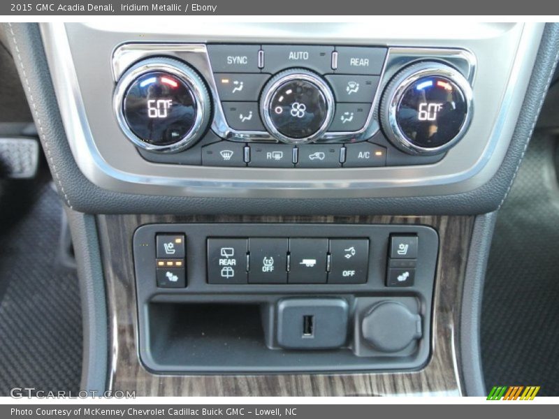 Iridium Metallic / Ebony 2015 GMC Acadia Denali
