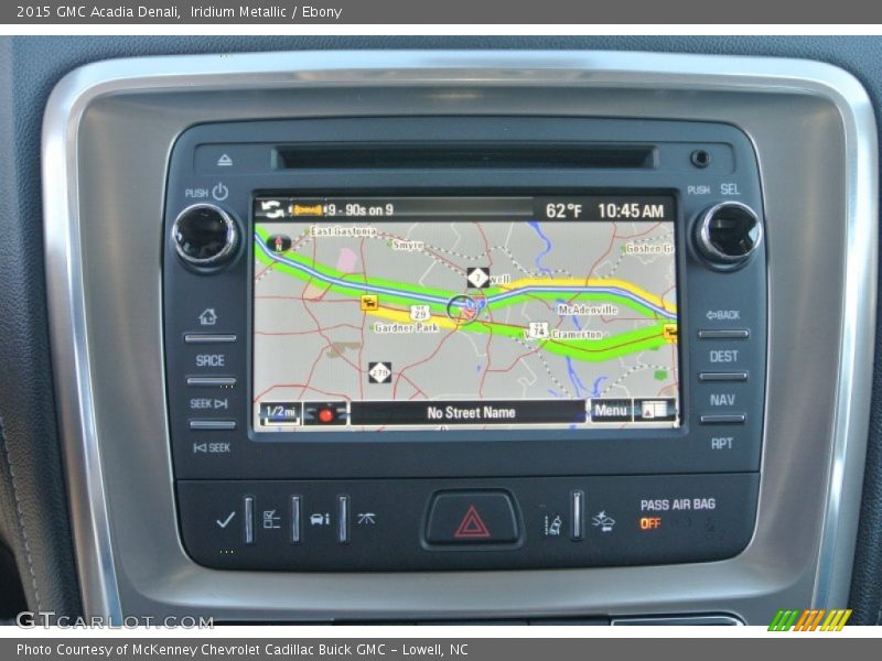 Iridium Metallic / Ebony 2015 GMC Acadia Denali