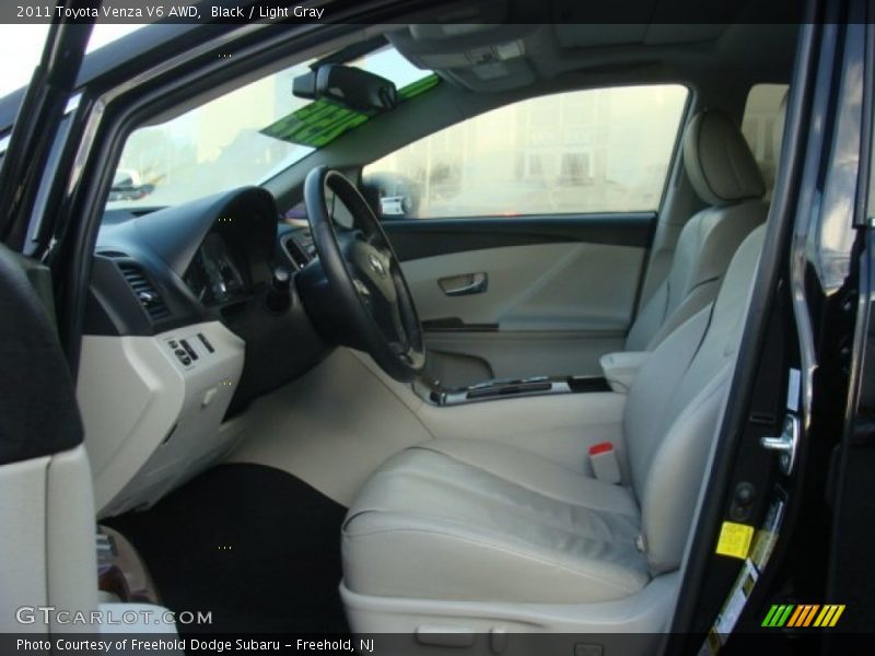 Black / Light Gray 2011 Toyota Venza V6 AWD