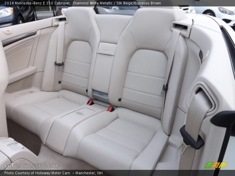 Diamond White Metallic / Silk Beige/Espresso Brown 2014 Mercedes-Benz E 350 Cabriolet