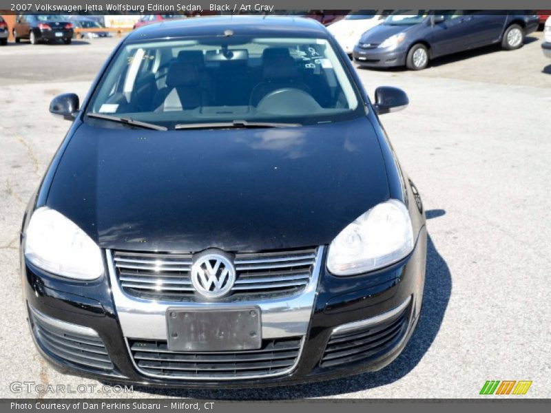 Black / Art Gray 2007 Volkswagen Jetta Wolfsburg Edition Sedan