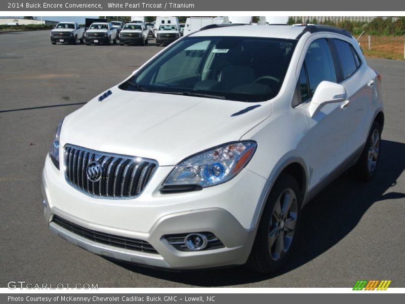 White Pearl Tricoat / Titanium 2014 Buick Encore Convenience