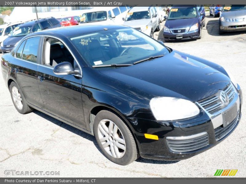 Black / Art Gray 2007 Volkswagen Jetta Wolfsburg Edition Sedan