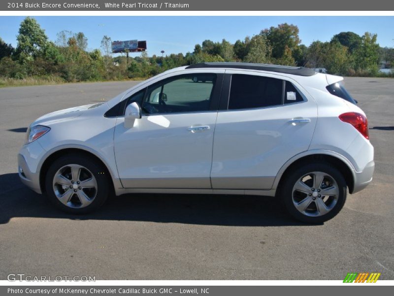 White Pearl Tricoat / Titanium 2014 Buick Encore Convenience