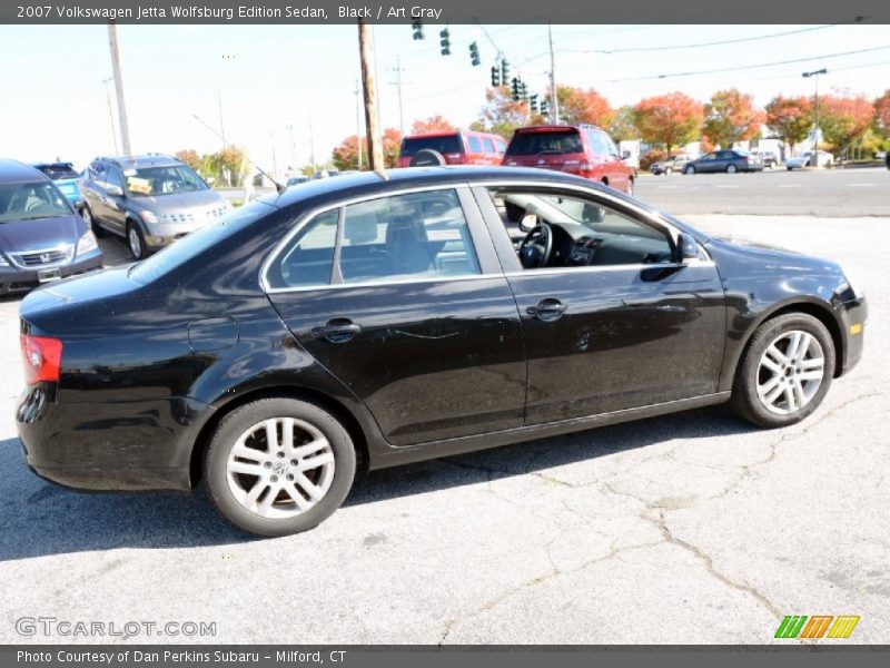 Black / Art Gray 2007 Volkswagen Jetta Wolfsburg Edition Sedan