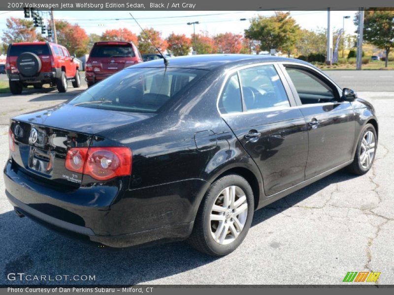 Black / Art Gray 2007 Volkswagen Jetta Wolfsburg Edition Sedan