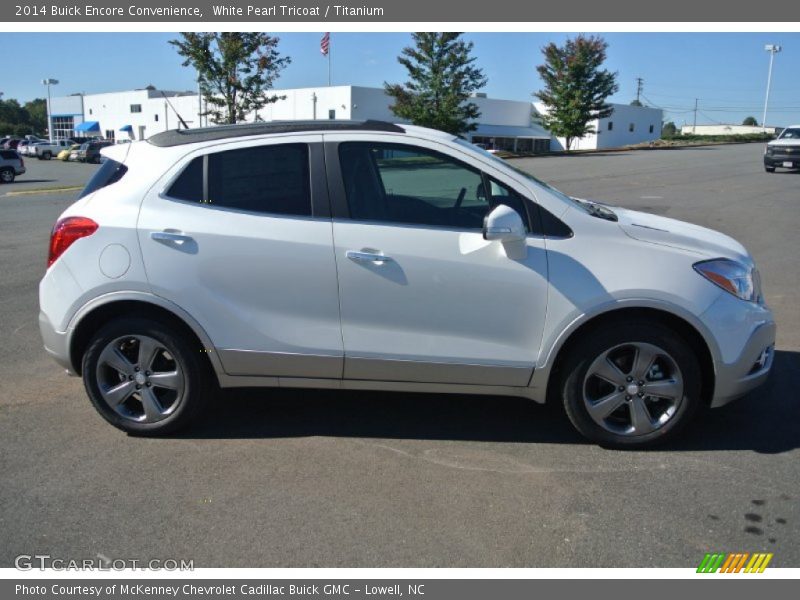 White Pearl Tricoat / Titanium 2014 Buick Encore Convenience