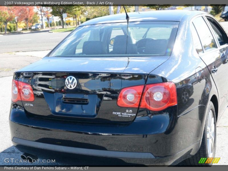 Black / Art Gray 2007 Volkswagen Jetta Wolfsburg Edition Sedan