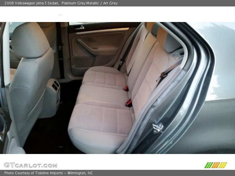 Platinum Grey Metallic / Art Grey 2008 Volkswagen Jetta S Sedan