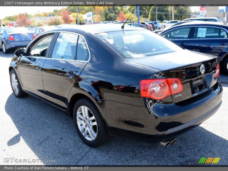 Black / Art Gray 2007 Volkswagen Jetta Wolfsburg Edition Sedan