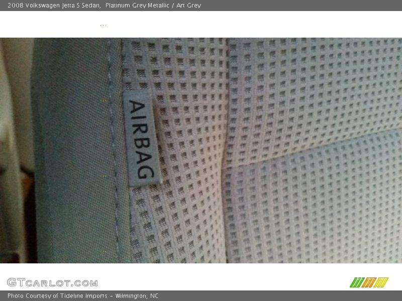 Platinum Grey Metallic / Art Grey 2008 Volkswagen Jetta S Sedan