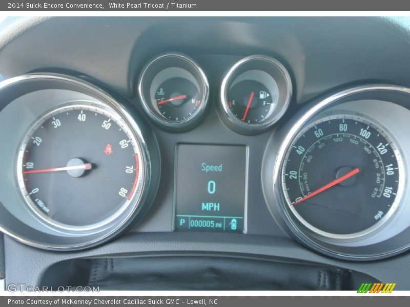 White Pearl Tricoat / Titanium 2014 Buick Encore Convenience