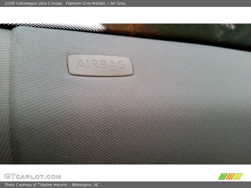 Platinum Grey Metallic / Art Grey 2008 Volkswagen Jetta S Sedan