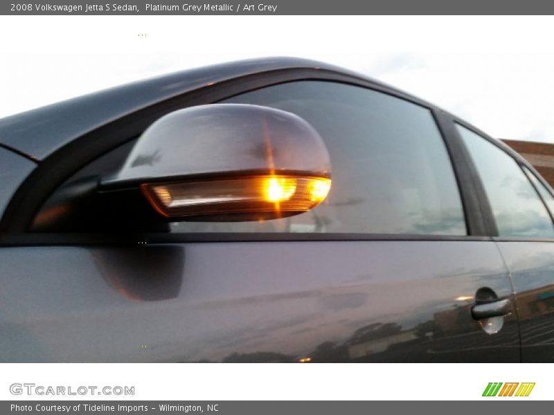 Platinum Grey Metallic / Art Grey 2008 Volkswagen Jetta S Sedan