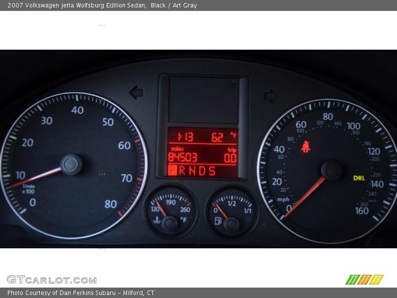 Black / Art Gray 2007 Volkswagen Jetta Wolfsburg Edition Sedan