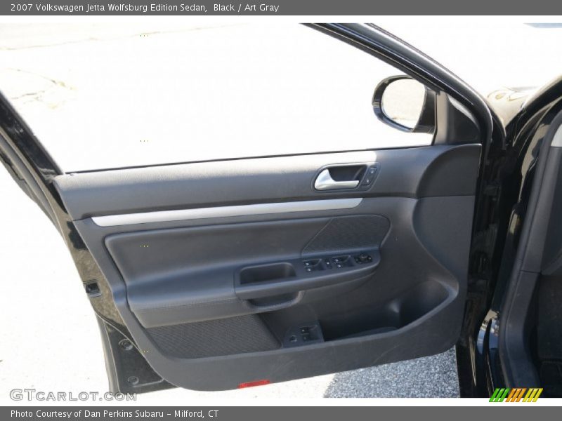 Black / Art Gray 2007 Volkswagen Jetta Wolfsburg Edition Sedan