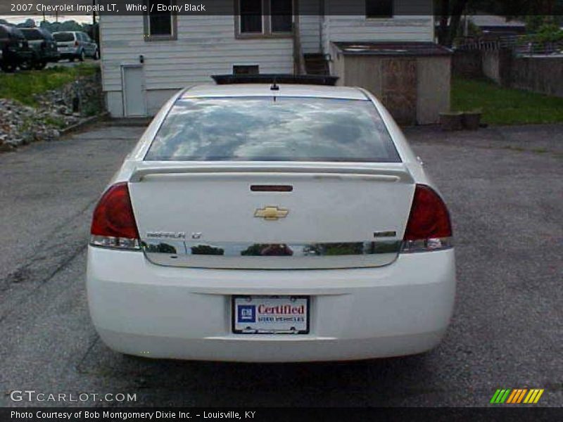 White / Ebony Black 2007 Chevrolet Impala LT