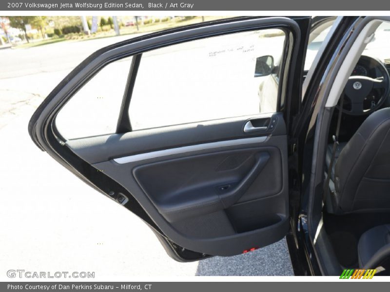 Black / Art Gray 2007 Volkswagen Jetta Wolfsburg Edition Sedan