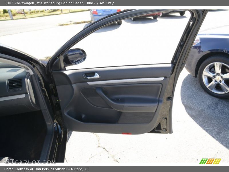 Black / Art Gray 2007 Volkswagen Jetta Wolfsburg Edition Sedan