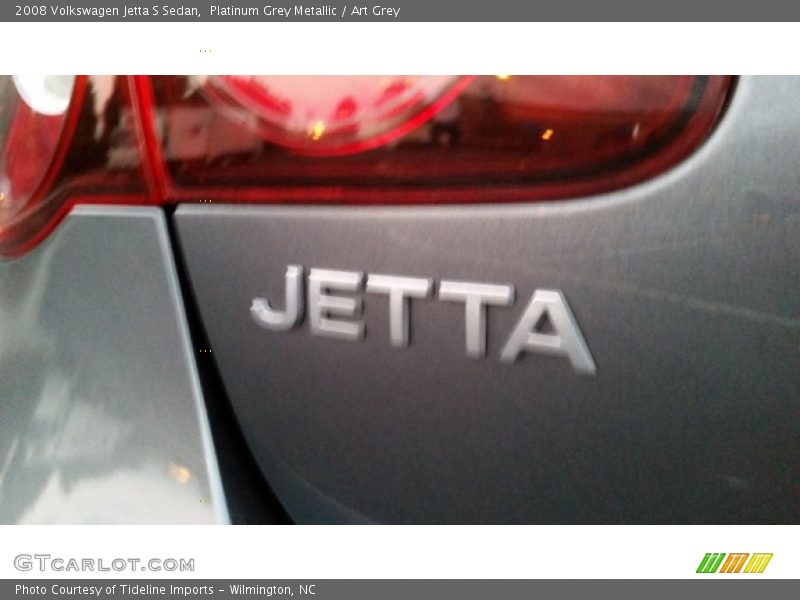 Platinum Grey Metallic / Art Grey 2008 Volkswagen Jetta S Sedan