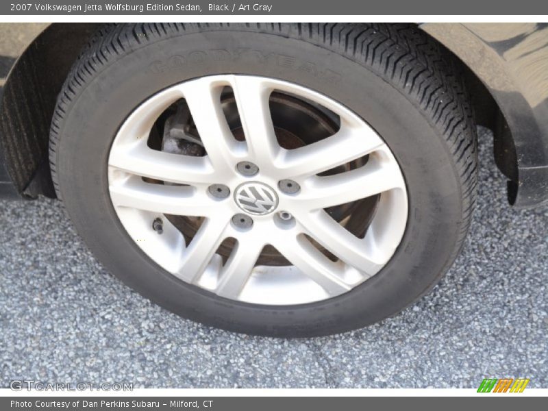 Black / Art Gray 2007 Volkswagen Jetta Wolfsburg Edition Sedan