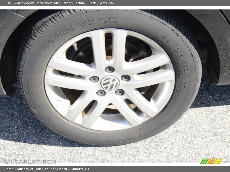 Black / Art Gray 2007 Volkswagen Jetta Wolfsburg Edition Sedan