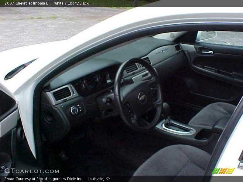 White / Ebony Black 2007 Chevrolet Impala LT