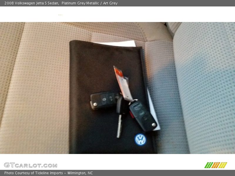 Platinum Grey Metallic / Art Grey 2008 Volkswagen Jetta S Sedan