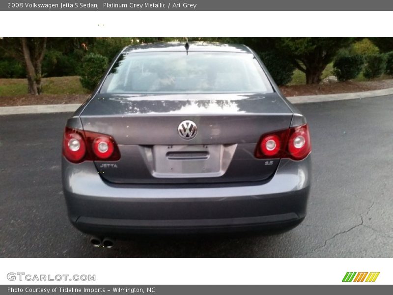 Platinum Grey Metallic / Art Grey 2008 Volkswagen Jetta S Sedan
