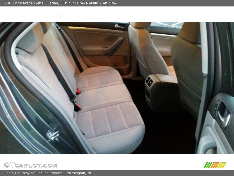 Platinum Grey Metallic / Art Grey 2008 Volkswagen Jetta S Sedan