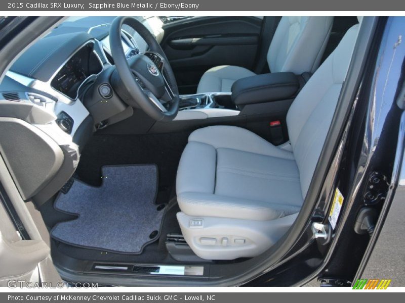 Sapphire Blue Metallic / Ebony/Ebony 2015 Cadillac SRX Luxury