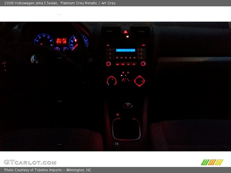Platinum Grey Metallic / Art Grey 2008 Volkswagen Jetta S Sedan