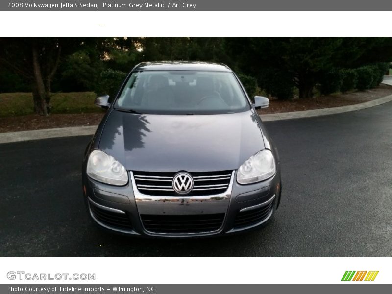 Platinum Grey Metallic / Art Grey 2008 Volkswagen Jetta S Sedan