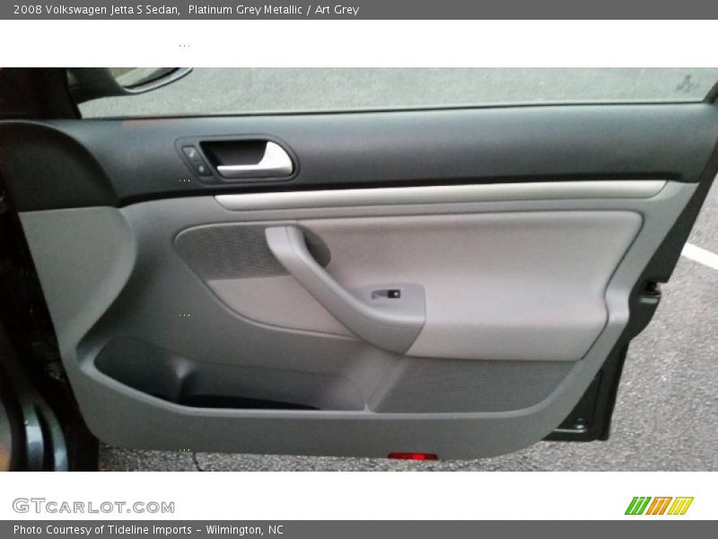 Platinum Grey Metallic / Art Grey 2008 Volkswagen Jetta S Sedan