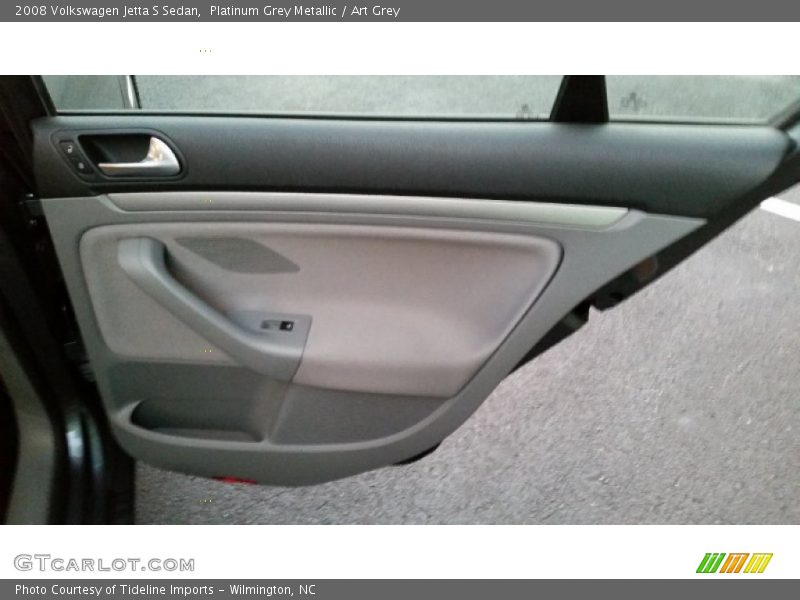 Platinum Grey Metallic / Art Grey 2008 Volkswagen Jetta S Sedan