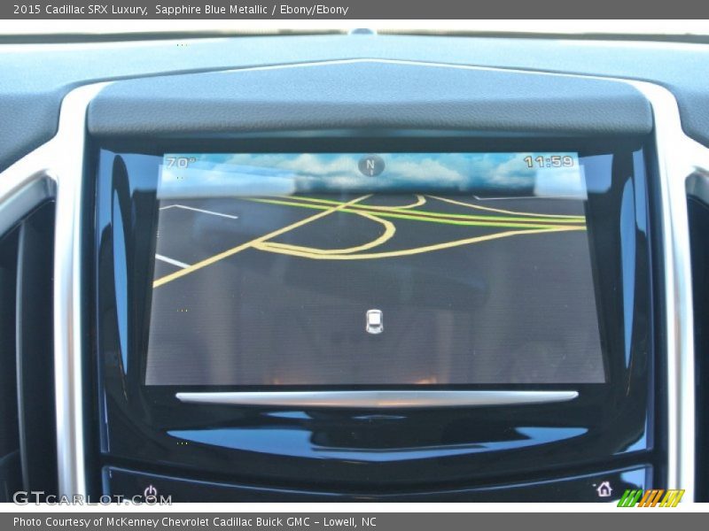 Sapphire Blue Metallic / Ebony/Ebony 2015 Cadillac SRX Luxury